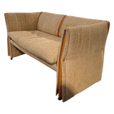 'Diva' Curved Arm Loveseat by Giovannetti for Paolo Piva