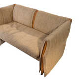 'Diva' Curved Arm Loveseat by Giovannetti for Paolo Piva