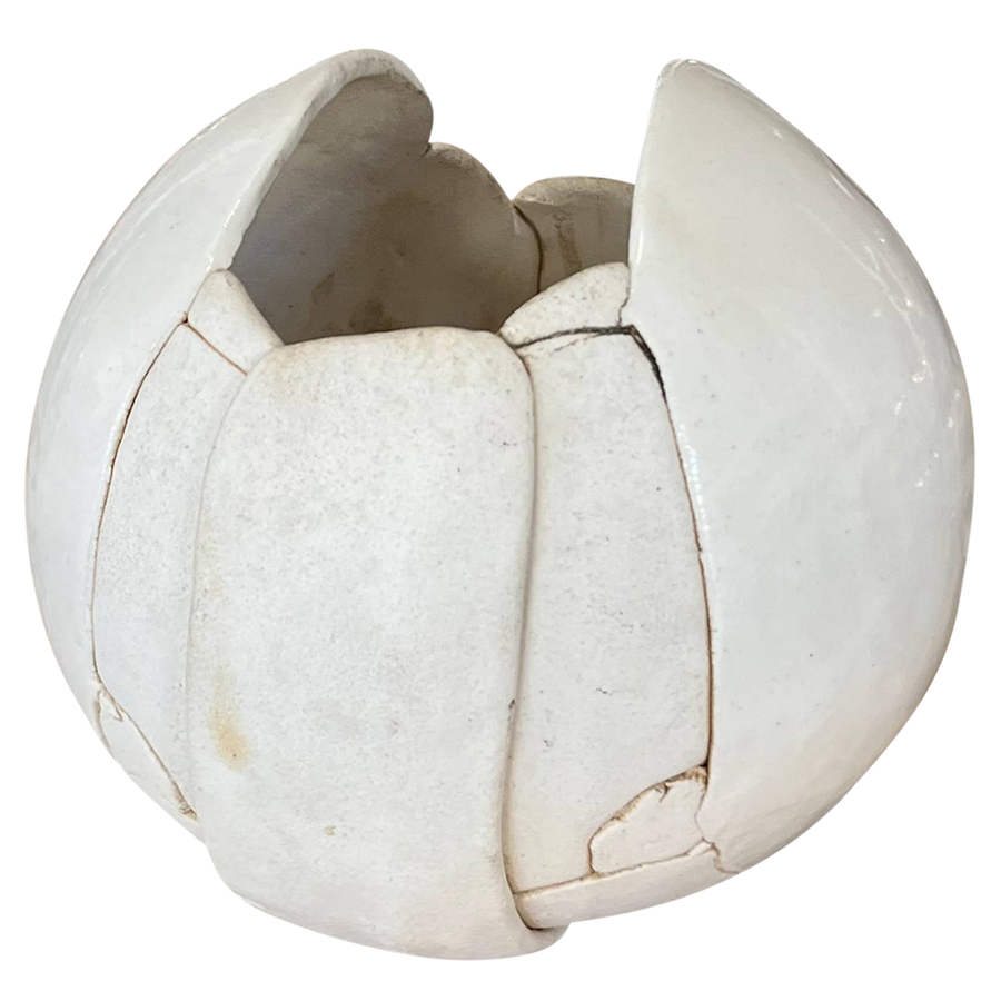 Abstract Ceramic Egg Vase