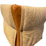 'Diva' Curved Arm Lounge Chair by Giovannetti for Paolo Piva