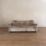 Suede Tufted Stitch Detail Loveseat