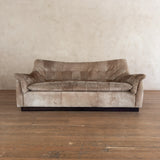 Suede Tufted Stitch Detail Loveseat