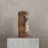 Large French Studio Ceramic Splatter Vase