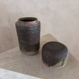 Tall French Studio Ceramic Canister