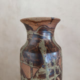 Large French Studio Ceramic Drip Glaze Vase