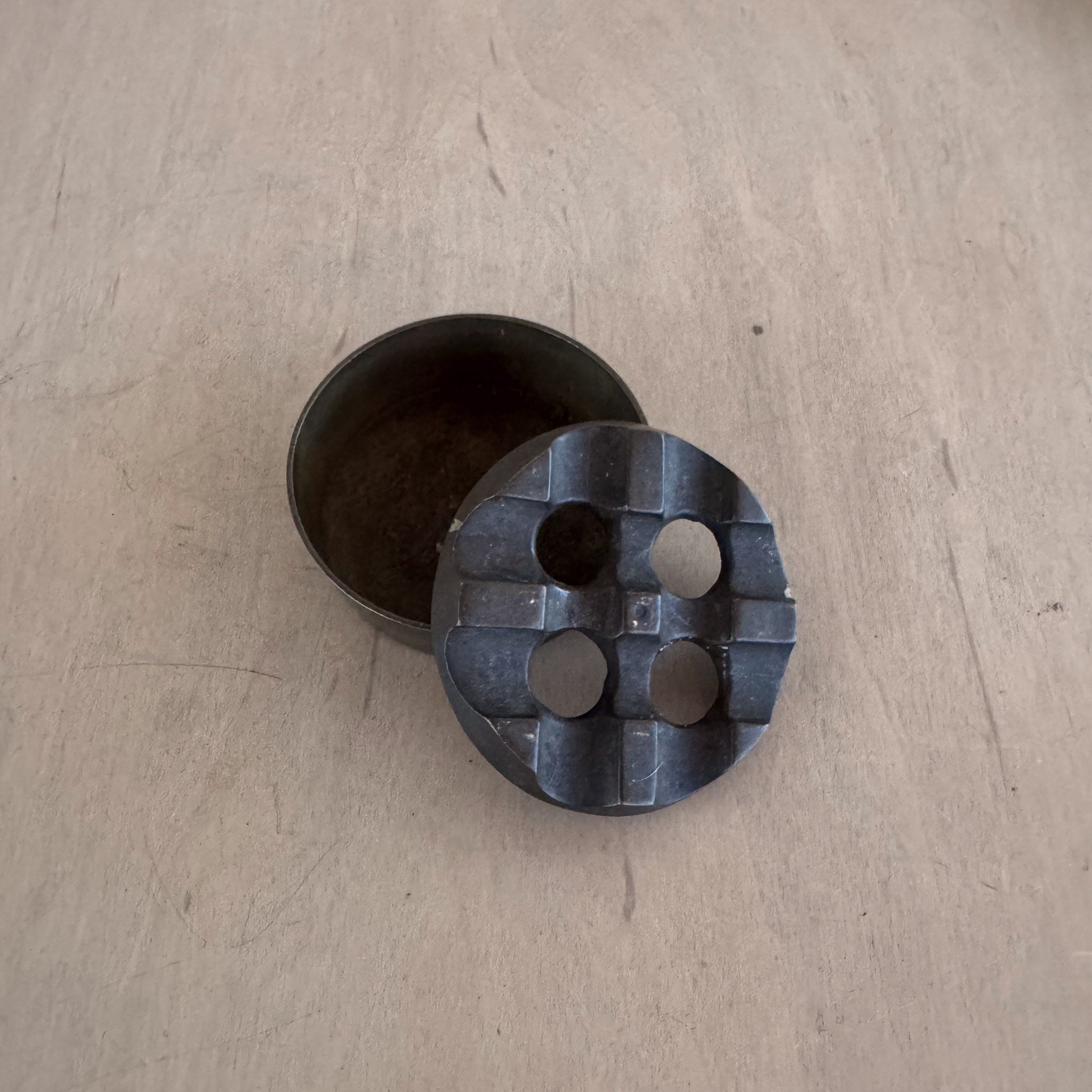 Collection of Grooved Brass Ashtrays
