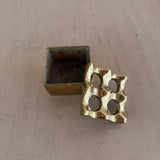 Collection of Grooved Brass Ashtrays