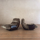 'Marsala' Modular Velvet Loveseat by Ligne Roset