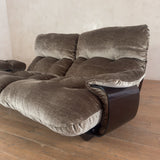 'Marsala' Modular Velvet Loveseat by Ligne Roset