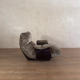 'Marsala' Velvet Lounge Chair by Ligne Roset