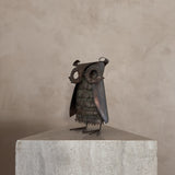 Metal Owl Sculpture