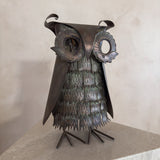 Metal Owl Sculpture