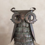 Metal Owl Sculpture