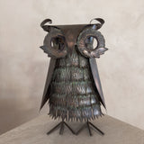 Metal Owl Sculpture