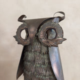 Metal Owl Sculpture
