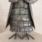Metal Owl Sculpture