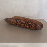Hand Carved Wood Server