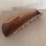 Hand Carved Wood Server
