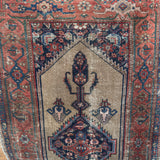 Antique Red and Blue Persian Rug