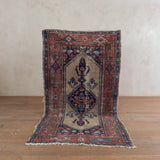 Antique Red and Blue Persian Rug