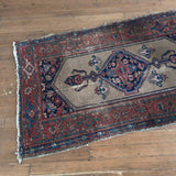 Antique Red and Blue Persian Rug