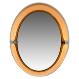 Space Age 'A41' Round Mirror with Lighting by Allibert, 1970s