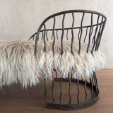 Long Hair Iron Chaise Lounge