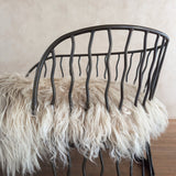 Long Hair Iron Chaise Lounge