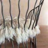 Long Hair Iron Chaise Lounge