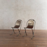 Pair of French Modernist Sling Chairs