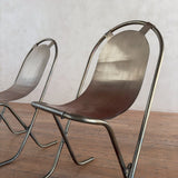 Pair of French Modernist Sling Chairs