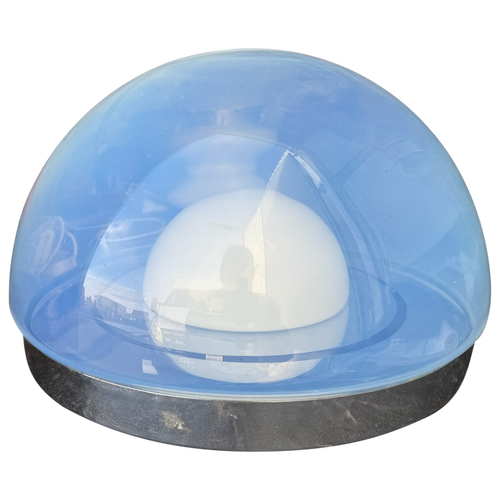 Italian Space Age Chrome Base Table Lamp