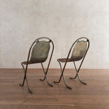 Pair of French Modernist Sling Chairs