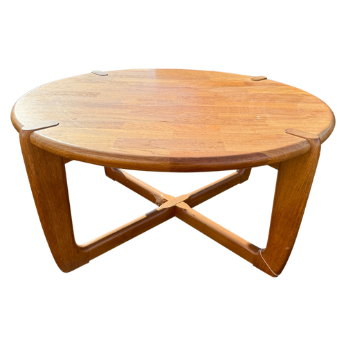 Scandinavian Teak Coffee Table, 1970s