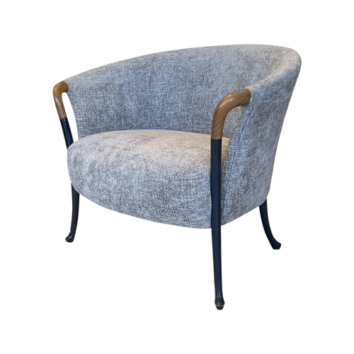 Rounded Velvet Armchairs by Umberto Asnago for Giorgetti