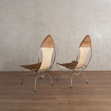Pair of Tony Paul Sling Chairs