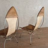 Pair of Tony Paul Sling Chairs