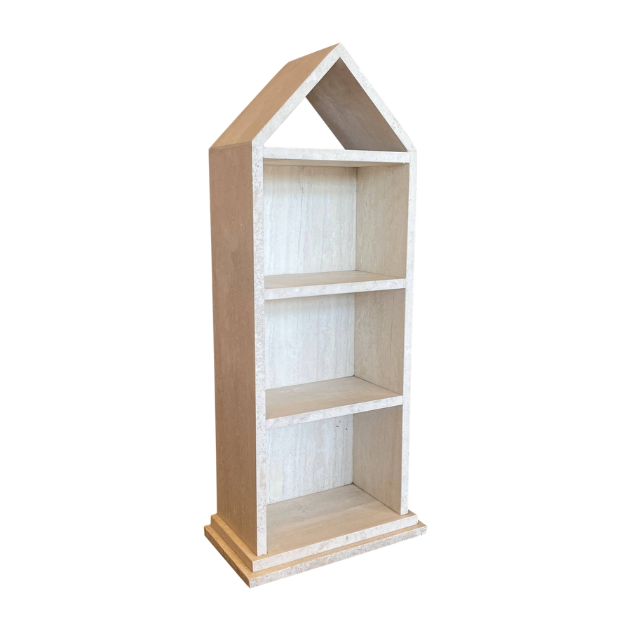 Travertine House Motif Mini Shelf