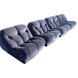 Pair of 'Nuvolone' Lounge Chairs by Rino Maturi for Mimo Leone & Co. 1970s