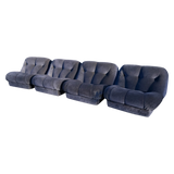 Pair of 'Nuvolone' Lounge Chairs by Rino Maturi for Mimo Leone & Co. 1970s