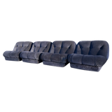 Pair of 'Nuvolone' Lounge Chairs by Rino Maturi for Mimo Leone & Co. 1970s