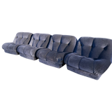 Pair of 'Nuvolone' Lounge Chairs by Rino Maturi for Mimo Leone & Co. 1970s