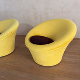 Pair of Custom Pierre Paulin Lounge Chairs