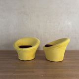 Pair of Custom Pierre Paulin Lounge Chairs