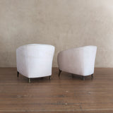 Pink Lambskin Lounge Chairs