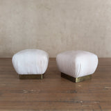 Petal Pink Karl Springer Pouf
