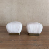 Petal Pink Karl Springer Pouf
