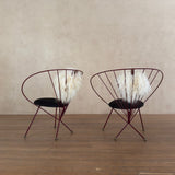 Pair of Custom Tony Paul Lounge Chairs