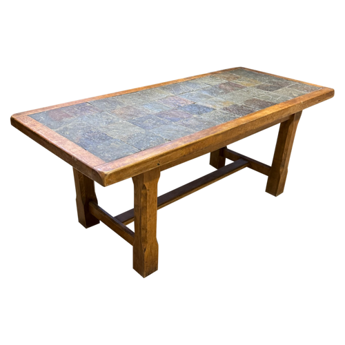 Slate Tile Top Coffee Table