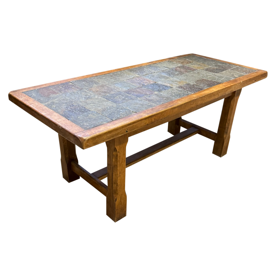 Slate Tile Top Coffee Table